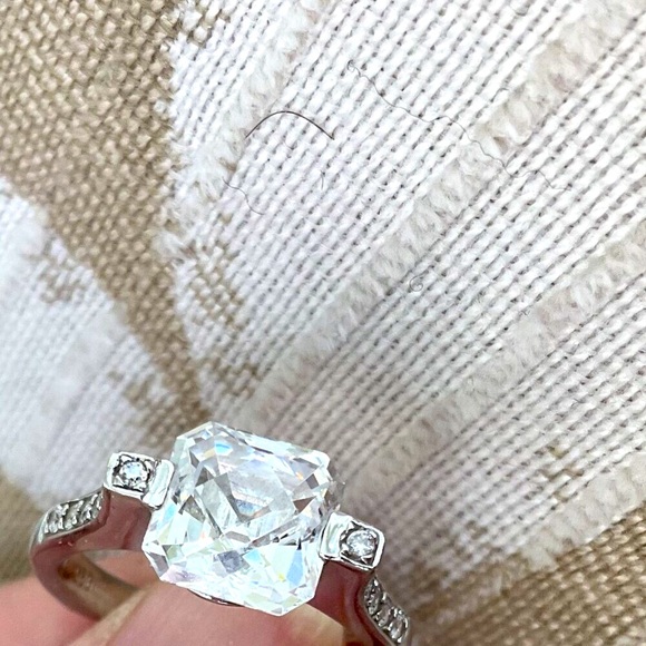 Tycoon Sterling Silver CZ Ring - Picture 2 of 8